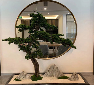 仿真迎客松定制