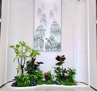 室内简约微景观绿植造景实景案例