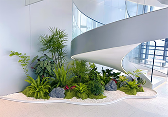 室内简约微景观绿植造景实景案例